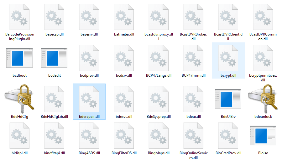 windows system dll files