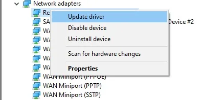 network adapter drivers