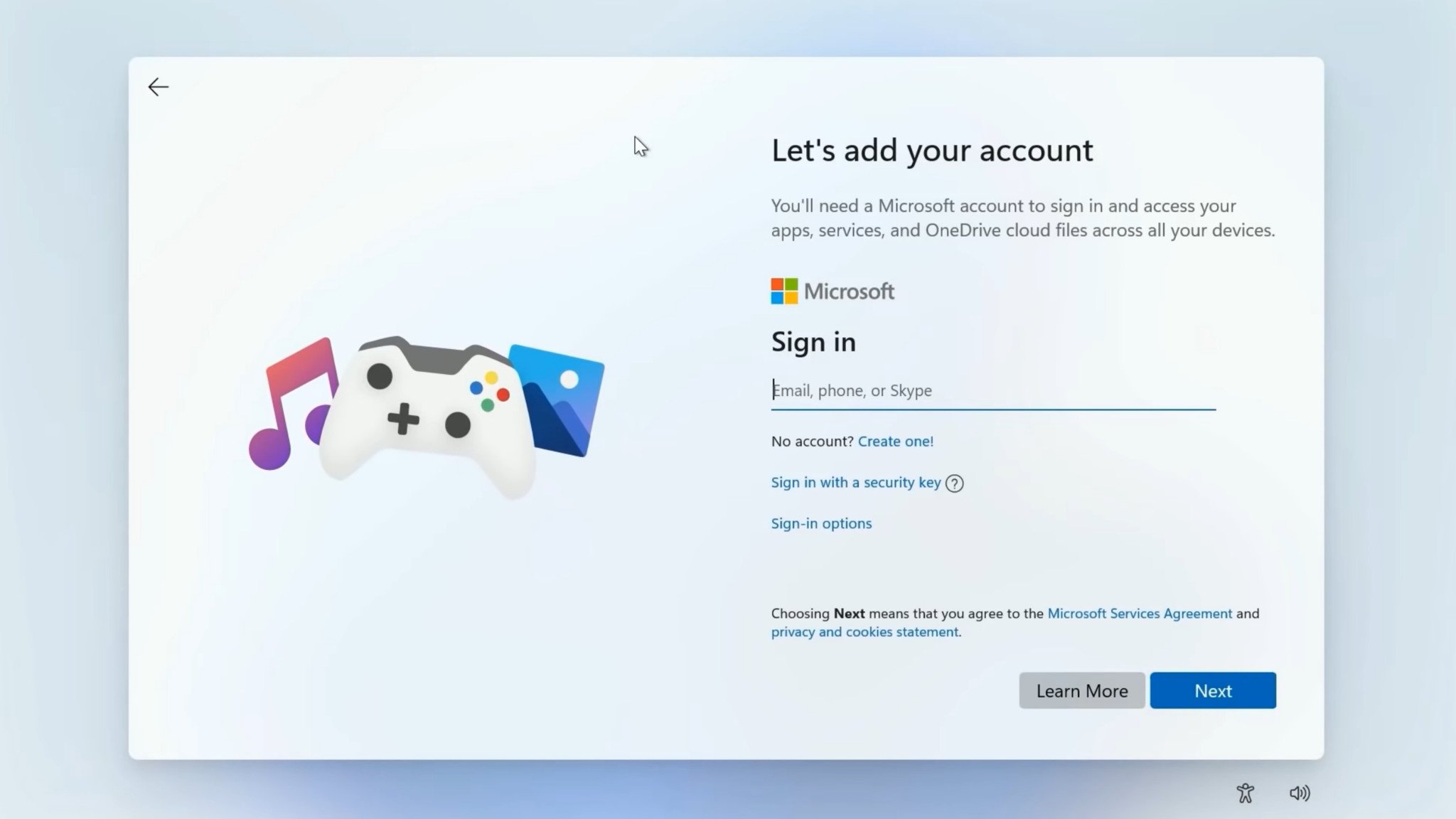 microsoft account forced sign in windows 11 installation